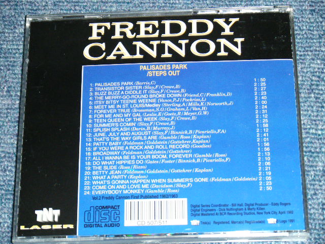 画像: FREDDY CANNON - VOLUME 2 ( PALISADES PARK + STEPS ) / 1991 US ORIGINAL Brand New CD 