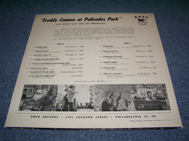 画像: FREDDY CANNON - PALISADES PARK ( Ex++/Ex+++ ) / 1962 US AMERICA ORIGINAL MONO Used LP 