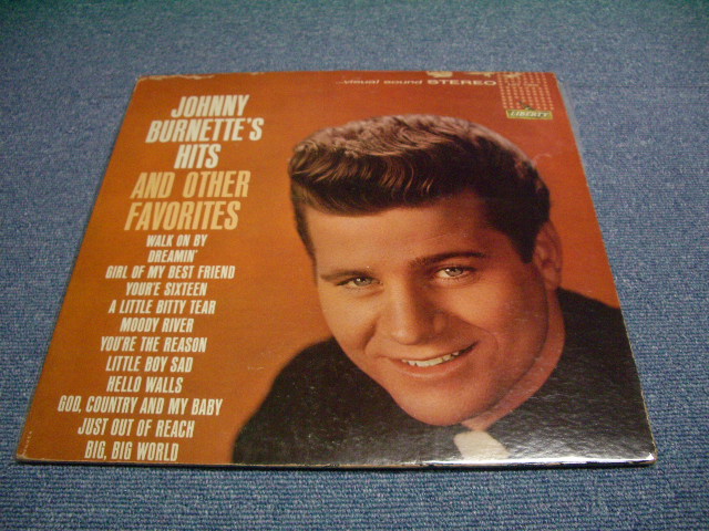 画像1: JOHNNY BURNETTE - HITS&OTHER FAVORITES ( VG+++/Ex++ ) / 1962 US ORIGINAL Stereo LP  