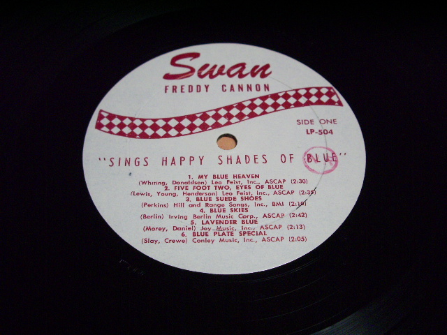画像: FREDDY CANNON - SINGS HAPPY SHADES OF BLUE / 1962 MONO US ORIGINAL LP 