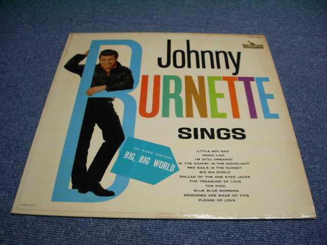 画像1: JOHNNY BURNETTE - JOHNNY BURNETTE SINGS /1961 US ORIGINAL MONO LP  