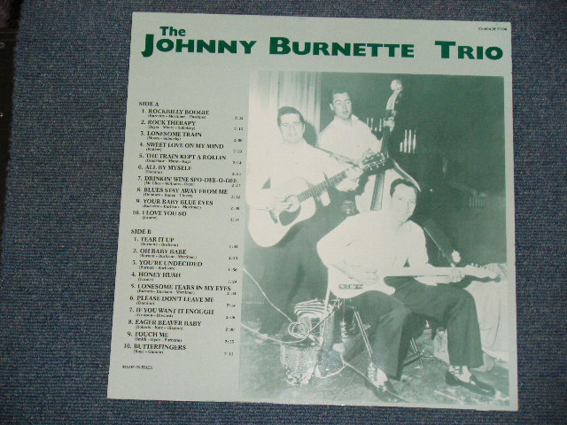 画像: JOHNNY BURNETTE TRIO - ROCK A BILLY BOOGIE / ITALY REPRO or REISSUE Brand New LP  