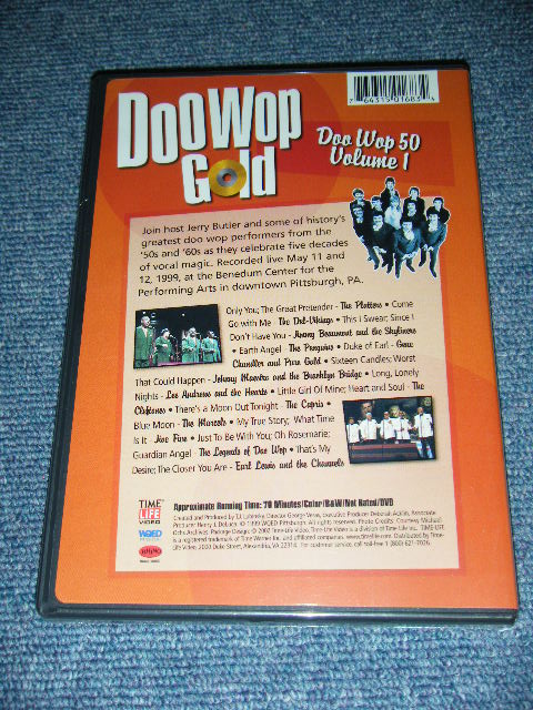 画像:  VA OMNIBUS - DOO WOP GOLD : DOO WOP 50 Volume 1 / 2002 US ORIGINAL Brand New SEALED DVD ( PAL SYSTEM )  