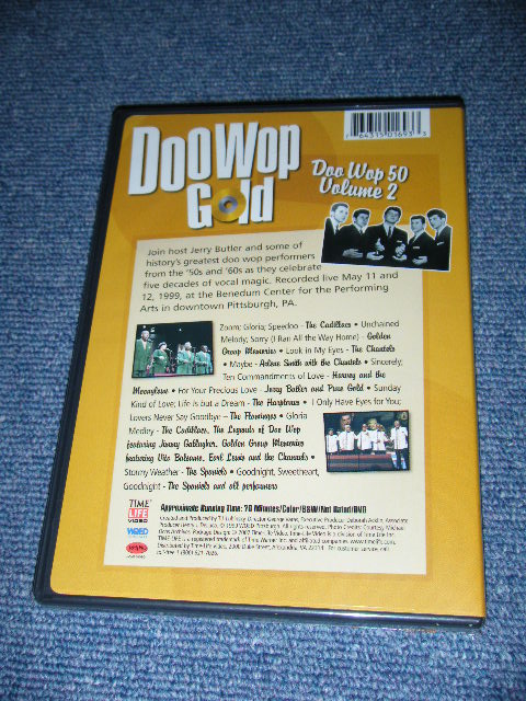 画像:  VA OMNIBUS - DOO WOP GOLD : DOO WOP 50 Volume 2 / 2002 US ORIGINAL Brand New SEALED DVD  ( PAL SYSTEM )   