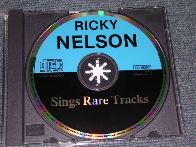 画像: RICKY NELSON - SINGS RARE TRACKS / EU BRAND NEW CD  