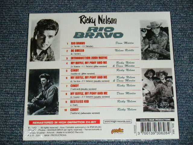 画像: RICKY NELSON - RIO BRAVO ( ORIGINAL ALBUM + Bonus ) / 2007 FRENCH DIGI-PACK Brand New SEALED CD 
