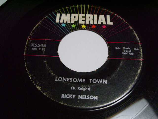 画像: RICKY NELSON - I GOT A FEELING / 1958 US ORIGINAL Used 7"SINGLE With PICTURE SLEEVE 
