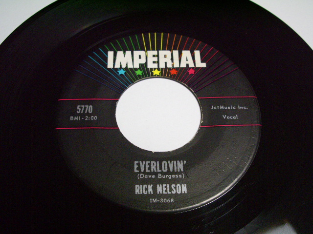 画像: RICKY NELSON - A WONDERLIKE YOU / 1961 US ORIGINAL 7"SINGLE With PICTURE SLEEVE 