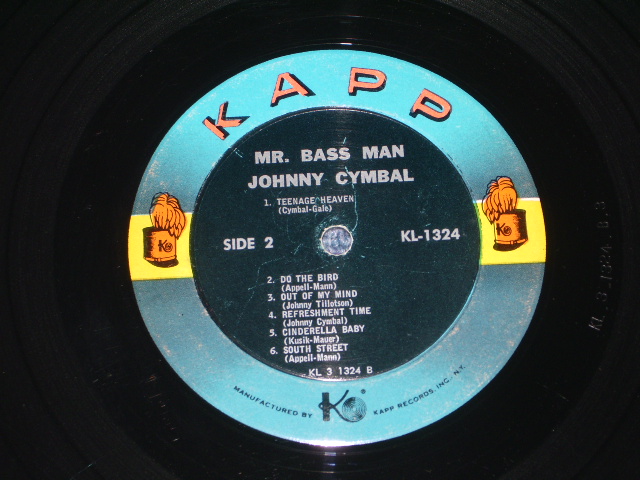 画像: JOHNNY CYMBAL - MR.BASS MAN ( MINT-/MINT- ) / 1963 US ORIGINAL MONO LP  
