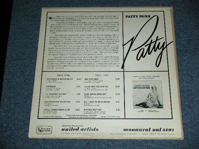 画像: PATTY DUKE - PATTY / 1966 US ORIGINAL MONO LP  