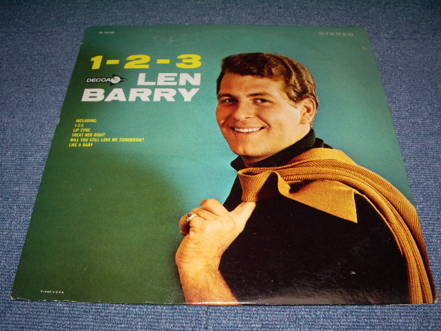 画像1: LEN BARRY os THE DOVELLS - 1-2-3 / 1965 US ORIGINAL STEREO LP  