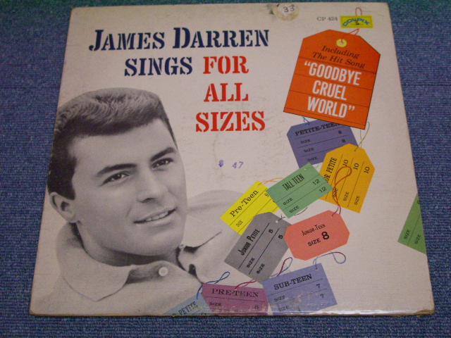 画像1: JAMES DARREN - SINGS FOR ALL SIZES / 1960s MONO US ORIGINAL LP  