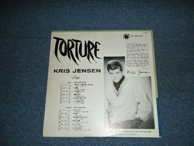 画像: KRIS JENSEN - TORTURE : KRIS JENSEN SINGS / 1963 US ORIGINAL MONO LP  