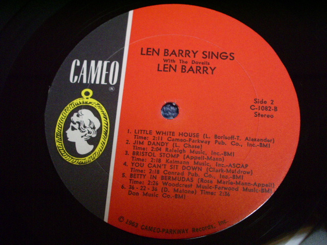 画像: LEN BARRY os THE DOVELLS - SINGS WITH THE DOVELLS/ 1965 US ORIGINAL Stereo LP 