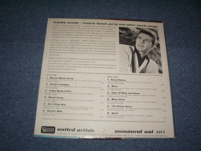 画像: FRANKIE AVALON - MUSCLE BEACH PARTY ( Ex+,Ex/Ex+ ) / 1964 US ORIGINAL MONO LP  