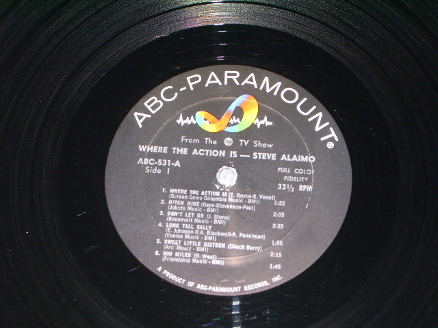 画像: STEVE ALAIMO - WHERE THE ACTION IS / 1965 US ORIGINAL Promo MONO LP