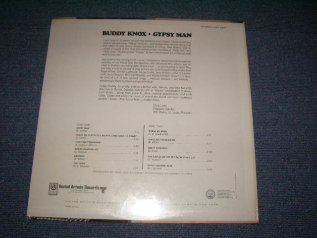 画像: BUDDY KNOX - GYPSY MAN / 1969 US ORIGINAL STEREO Sealed LP