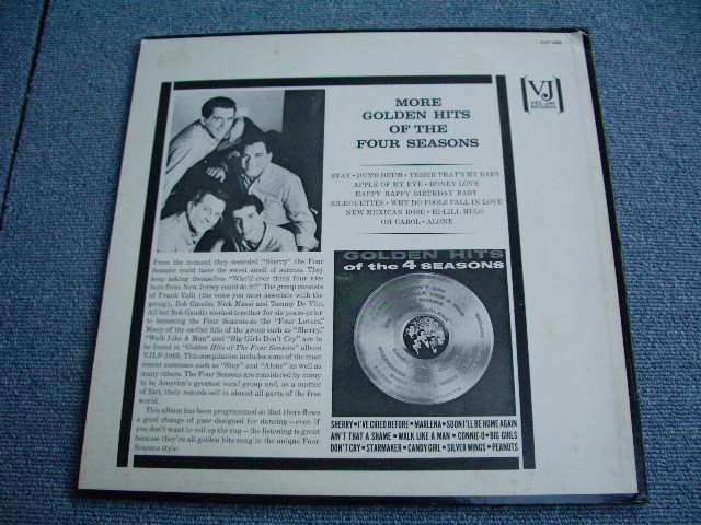 画像: THE 4 FOUR SEASONS - MORE GOLDEN HITS BY THE / 1964 US ORIGINAL LP  