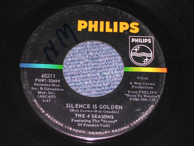 画像: THE 4 FOUR SEASONS -  RAG DOLL  / 1964 US ORIGINAL 7" Single With PICTURE SLEEVE   / 1964 US ORIGINAL 7" Single  