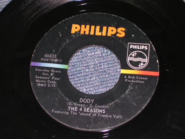 画像: THE 4 FOUR SEASONS - THE BEGIN' / 1967 US ORIGINAL 7" Single  