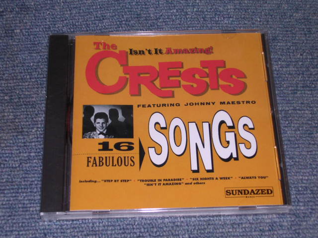 画像1: THE CRESTS - ISN'T IT AMAZING CRESTS 16 FABULOUS SONGS / 1996 US SEALED CD  