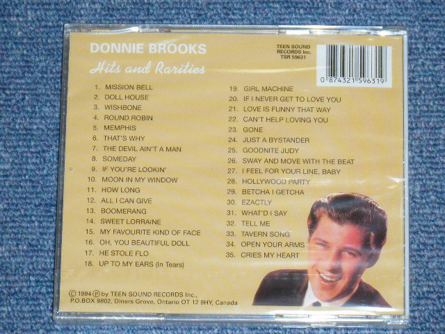 画像: DONNIE BROOKS - HITS AND RARITIES / 1994 CANADA Brand New SEALED CD