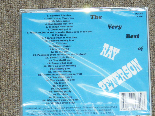 画像: RAY PETERSON - THE VERY BEST OF / 1994 US ORIGINAL BRAND NEW Sealed CD  
