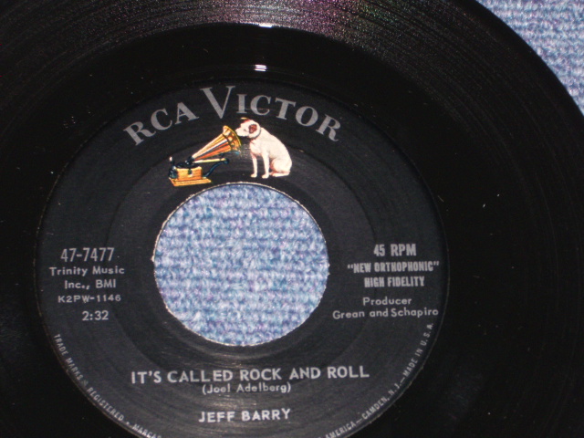 画像1: JEFF BARRY - IT'S CALLED ROCK AND ROLL / 1959 US Original 7" Single  