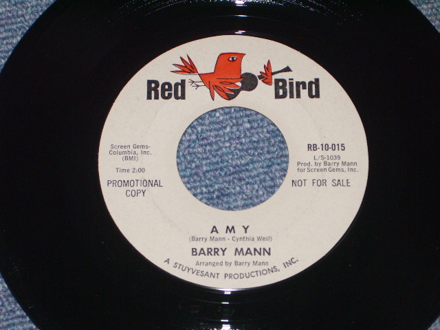 画像: BARRY MANN - TALK TO ME BABY ( PROMO ) / 1964 US ORIGINAL GRAY LABEL PROMO 7" SINGLE  