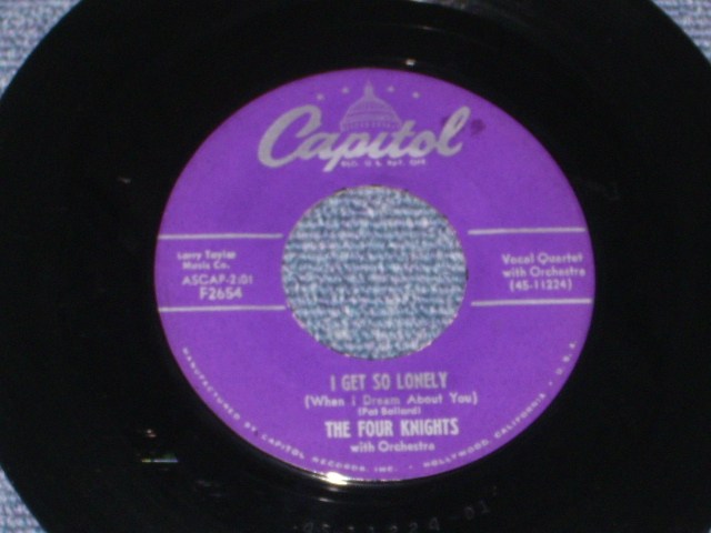 画像1: THE FOUR KNIGHTS - I GET SO LONELY / 1953 US Original 7" Single  