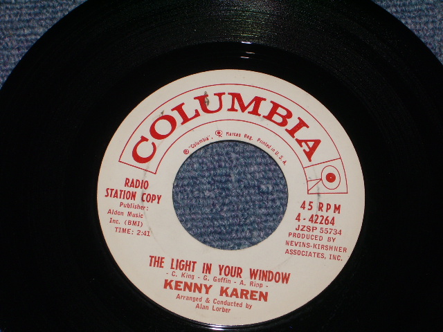 画像: KENNY KAREN - SUSIE FORGIVE ME / 1962 US ORIGINAL White Label Promo 7" SINGLE 