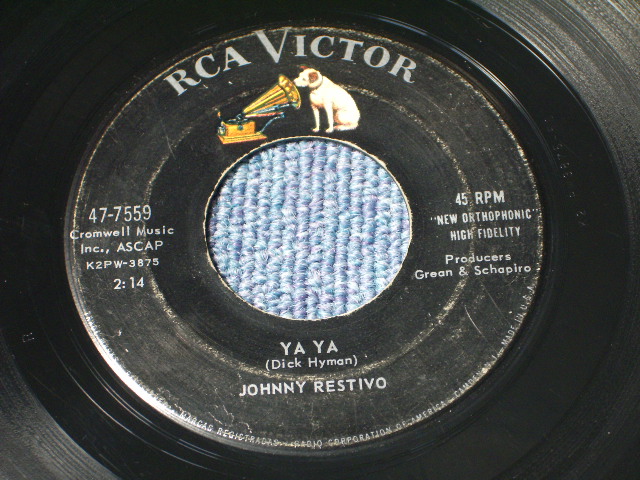 画像: JOHNNY RESTIVO - THE SHAPE I'M IN / 1960s US ORIGINAL 7"SINGLE With PICTURE SLEEVE  