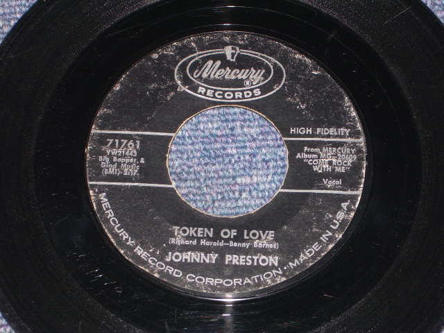画像: JOHNNY PRESTON - LEAVE MY KITTENALONE / 1961 US ORIGINAL 7" SINGLE  