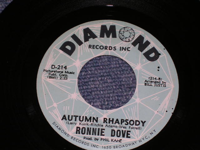 画像: RONNIE DOVE - CRY / 1966 US ORIGINAL 7" Single 