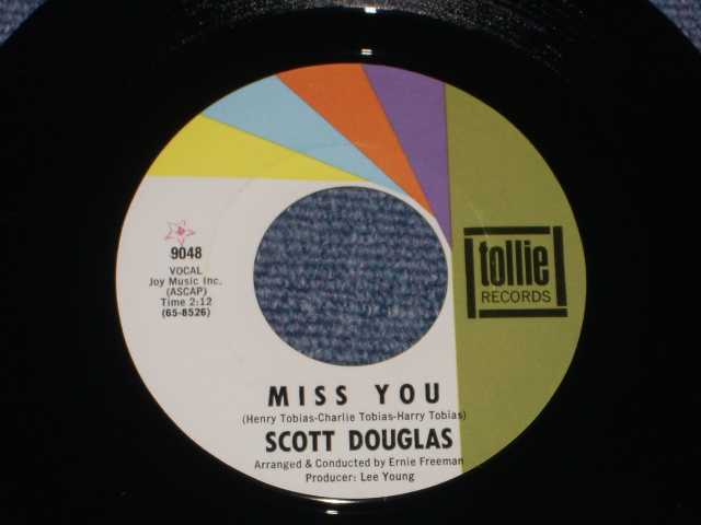 画像1: SCOTT DOUGLAS - MISS YOU / 1964 US ORIGINAL 7" SINGLE  