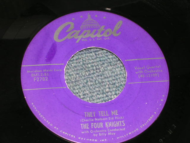 画像: THE FOUR KNIGHTS - I WAS MEANT FOR YOU / 1954 US Original 7" Single  