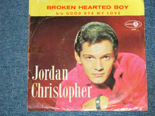 画像1: JORDAN CHRISTOPHER - BROKEN HEARTED BOY / 1963 US Original 7" Single With PICTURE SLEEVE 