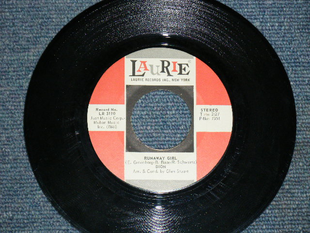 画像: DION - RUNAROUND SUE / 1961 US ORIGINAL 7" SINGLE