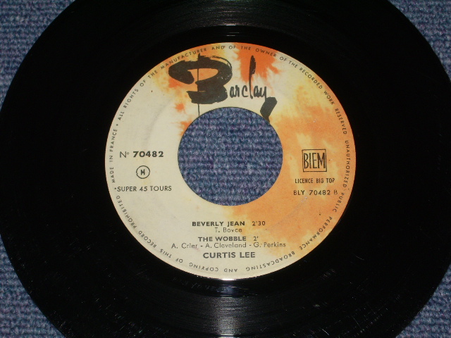 画像: CURTIS LEE - UNDER THE MOON OF LOVE / 1962 FRANCE ORIGINAL 7" EP 