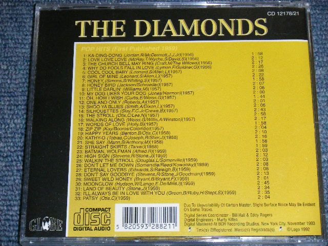 画像: THE DIAMONDS - POP HITS ( ORIGINAL ALBUM + BONUS TRACKS ) / 1993 US ORIGINAL Brand New CD  