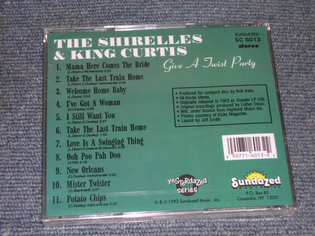 画像: THE SHIRELLES & KING CURTIS - GIVE A BTWIST PARTY / 1993 US  Brand New SEALED CD  