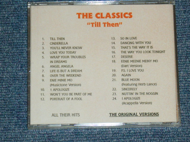 画像: THE CLASSICS - TILL THEN ALL THEIR HITS : THE ORIGINAL VERSIONS / 1990's EUROPE ORIGINAL Brand New Sealed CD  