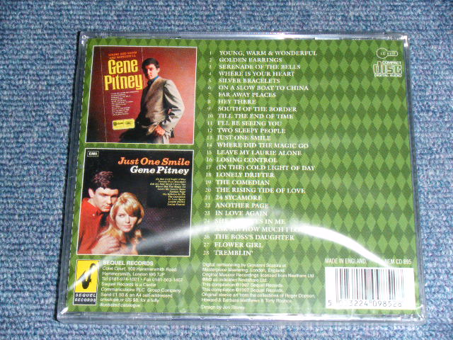 画像: GENE PITNEY - YOUNG and WARM and WONDERFUL & JUST ONE SMILE  ( 2 in 1 ) / 1997 UK BRAND NEW Sealed  CD  
