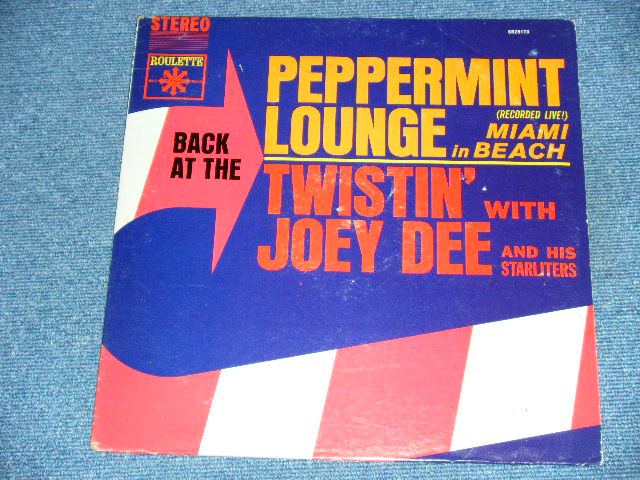 画像1: JOEY DEE AND HIS STARLITERS - BACK AT THE PEPPERMINT LOUNGE in MIAMI BEACH / 1962 US ORIGINAL STEREO LP  