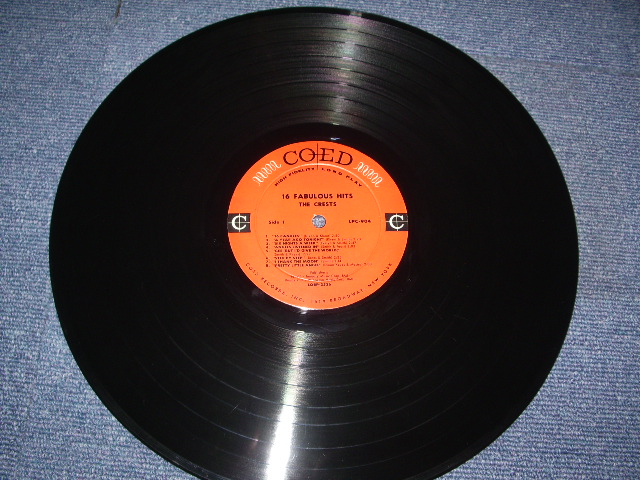 画像: THE CRESTS - THE BEST OF / 1961 US ORIGINAL Rare! MONO Used LP  