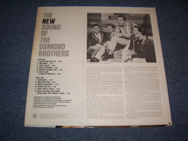 画像: THE OSMOND BROTHERS - THE NEW SOUND OF / 1965 US ORIGINAL MONO LP  