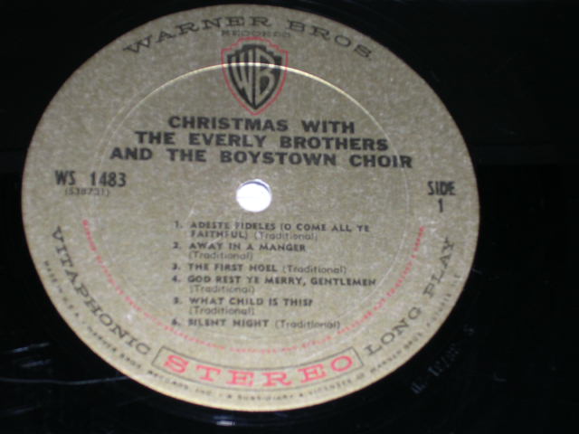 画像: The EVERLY BROTHERS - CHRISTMAS WITH The EVERLY BROTHERS / 1962 US ORIGINAL STEREO Used LP  