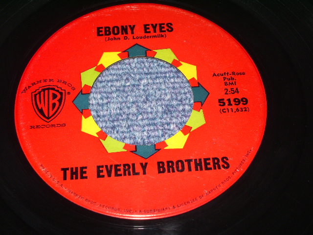 画像: The EVERLY BROTHERS - EBONY EYES / 1961 US ORIGINAL 7"SINGLE With PICTURE SLEEVE 