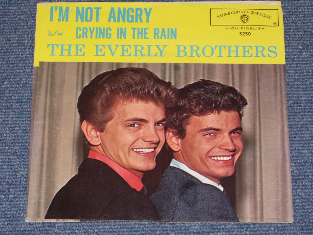 画像: The EVERLY BROTHERS - CRYING IN THE RAIN / 1961 US ORIGINAL 7"SINGLE With PICTURE SLEEVE 