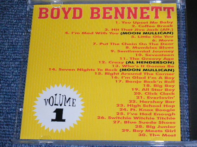 画像: BOYD BENNETT - VOLUME 1 ( KING & MERCURY RECORDINGS 1955-1961) / 2003? EU Brand New LIMITED CD-R  